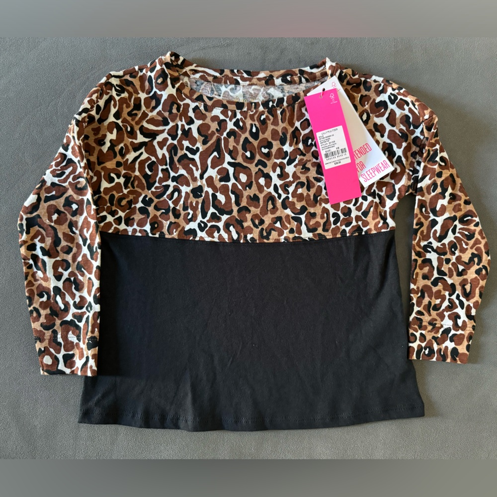 NWT Girls XS Lilly Pulitzer Mini Finn top in My Favorite Spot